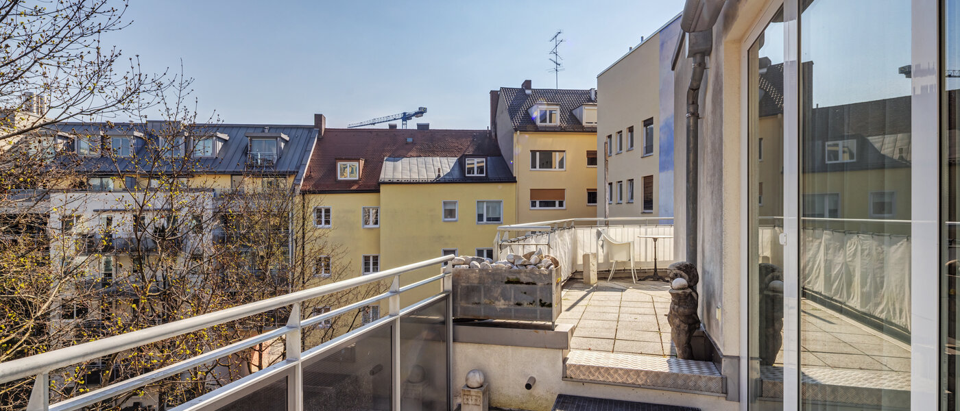 マンション München Maxvorstadt - Universitätsviertel 02 ベランダ 14794