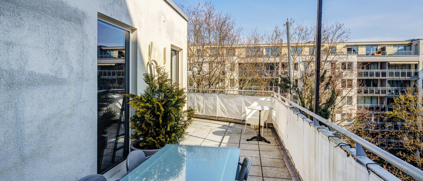 マンション München Maxvorstadt - Universitätsviertel 03 ベランダ 14794