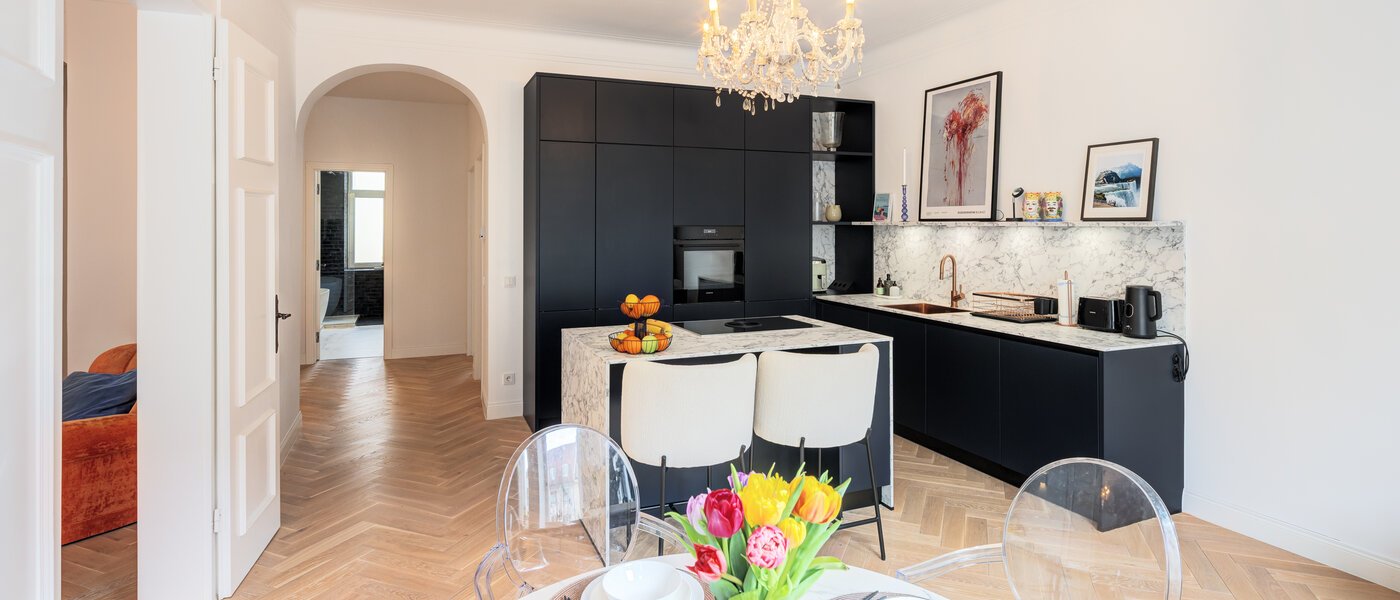 マンション München Schwabing-West (rund um den Hohenzollernplatz) 06 キッチン 14795