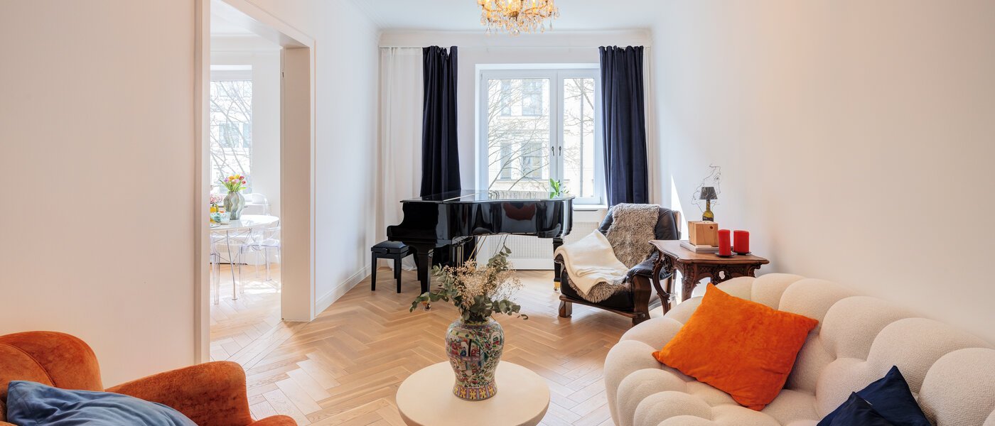 マンション München Schwabing-West (rund um den Hohenzollernplatz) 01 リビングエリア 14795