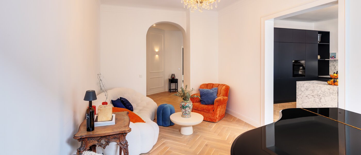 マンション München Schwabing-West (rund um den Hohenzollernplatz) 04 リビングエリア 14795