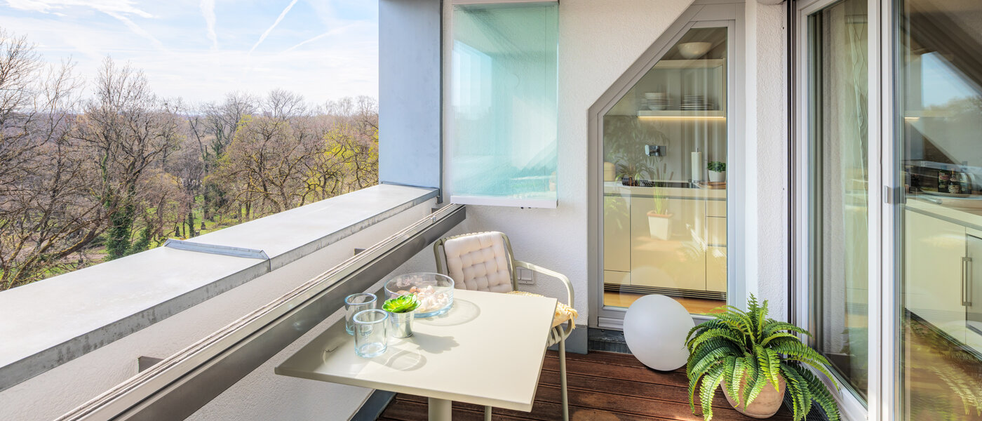 アティック・フラット（屋根裏） München Ludwigsvorstadt 03 1.ロッジア 14803