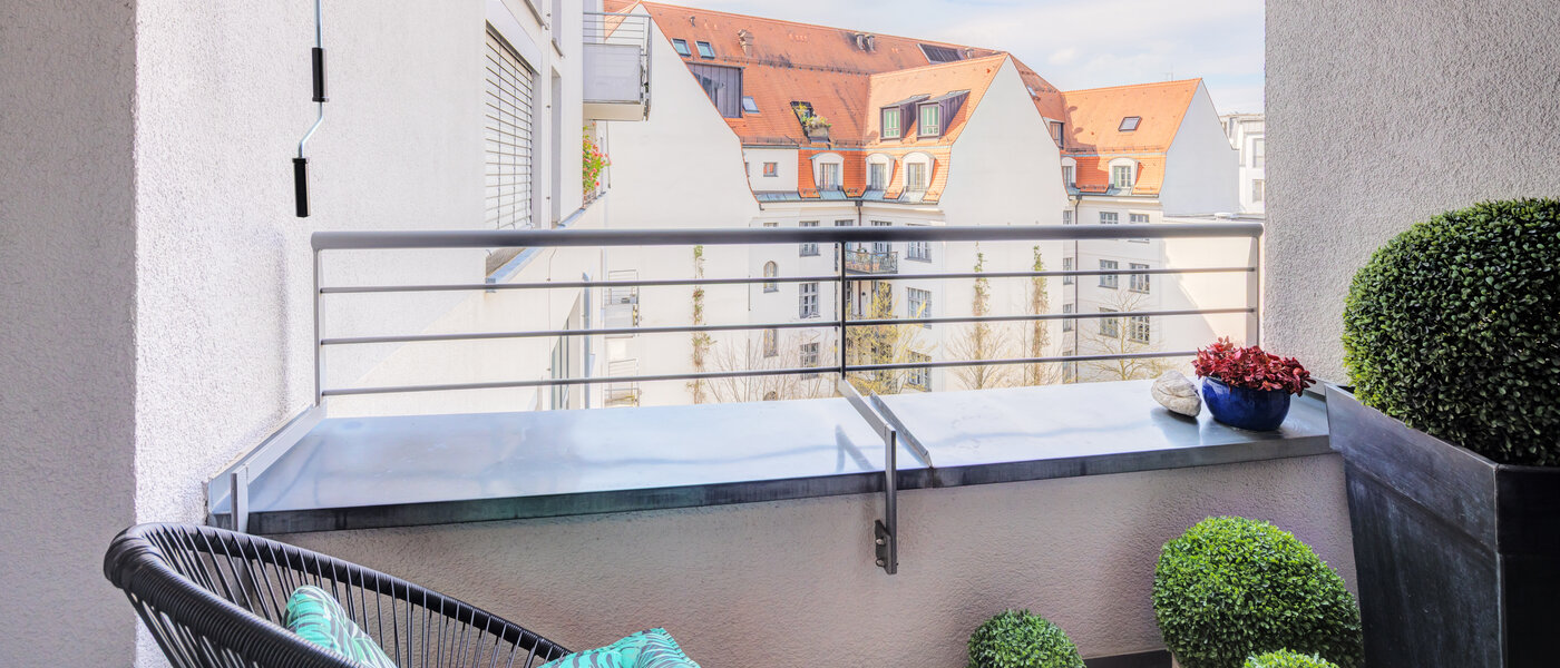 アティック・フラット（屋根裏） München Ludwigsvorstadt 01 2.ロッジア 14803