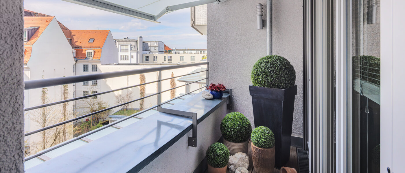 アティック・フラット（屋根裏） München Ludwigsvorstadt 02 2.ロッジア 14803