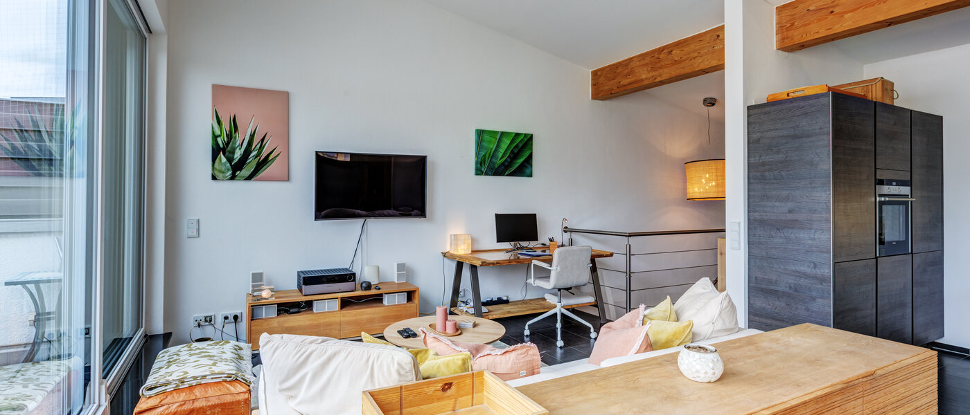 メゾネット・マンション（複数階にわたるマンション） Germering 04 リビングエリア 14809