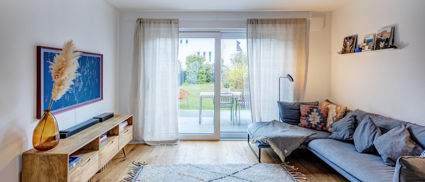 テラスハウス München Harlaching 02 リビングエリア 14816