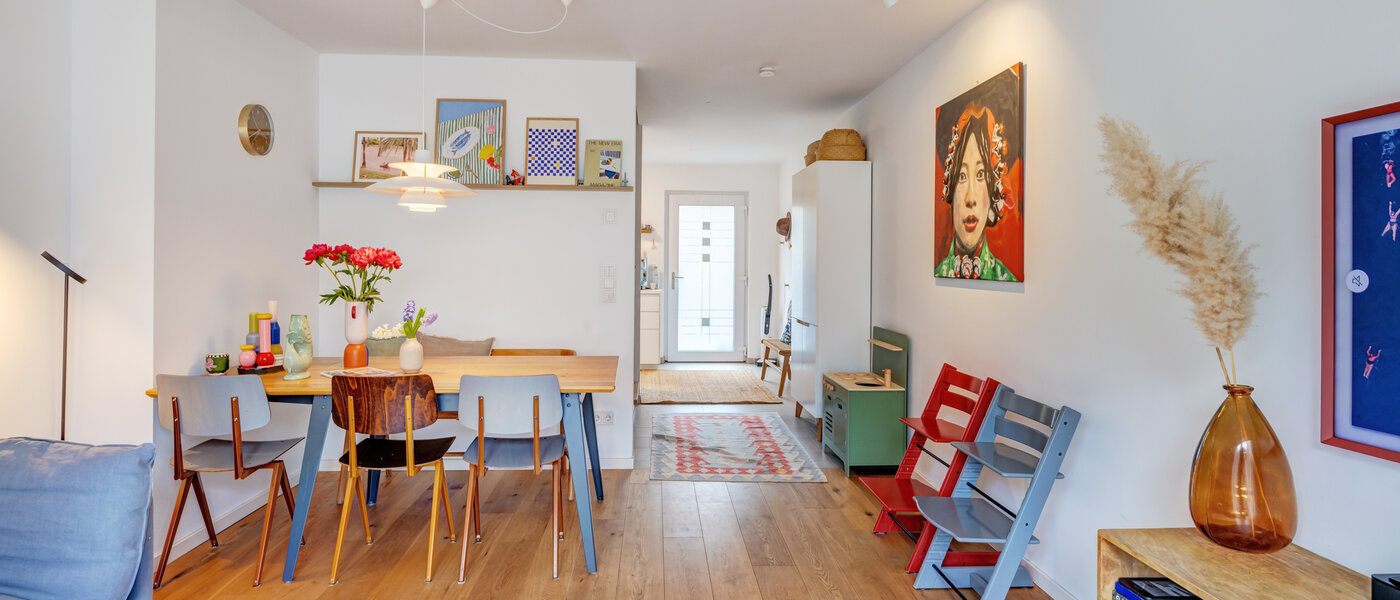 テラスハウス München Harlaching 04 リビングエリア 14816