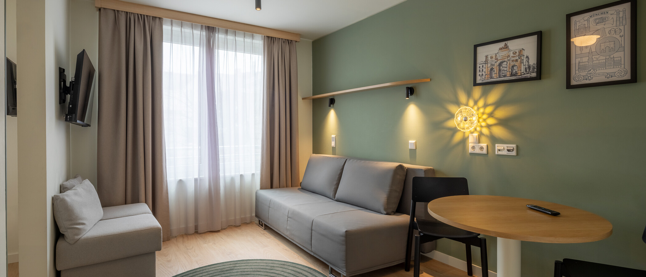 マンション München Schwanthalerhöhe 01 リビングエリア 14817