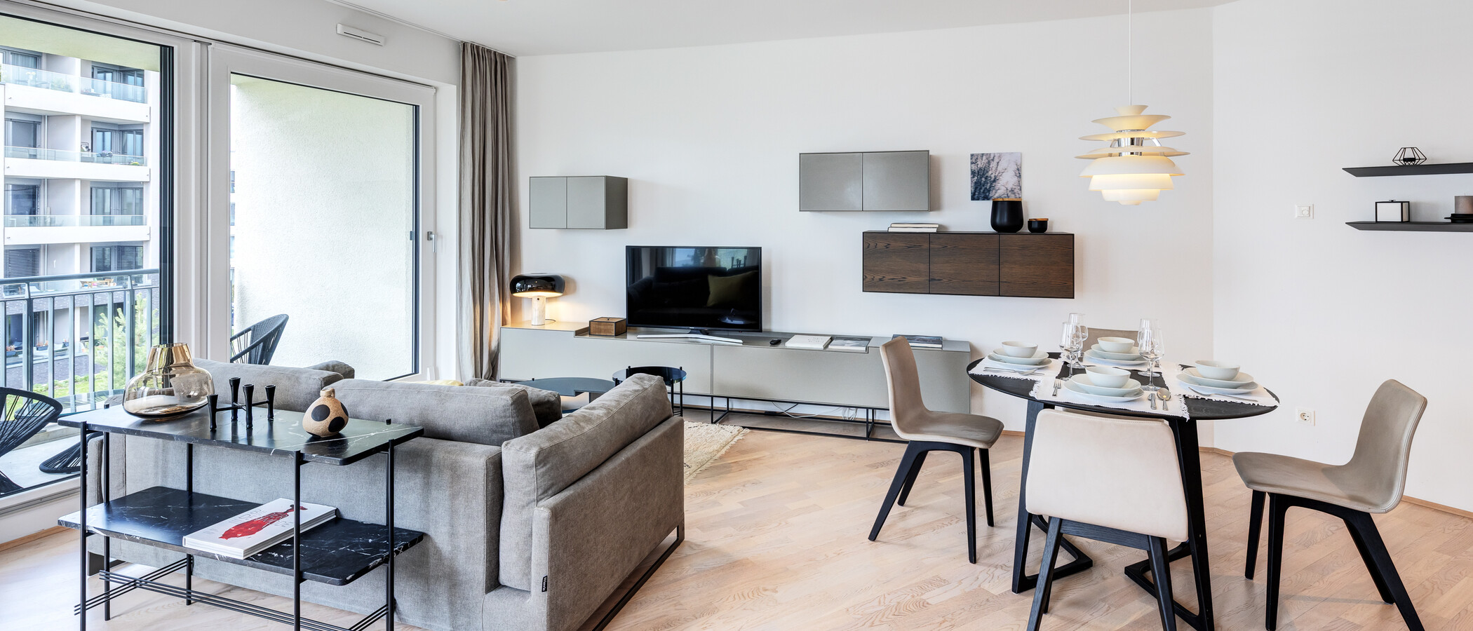 マンション München Neuaubing 02 リビングエリア 14822