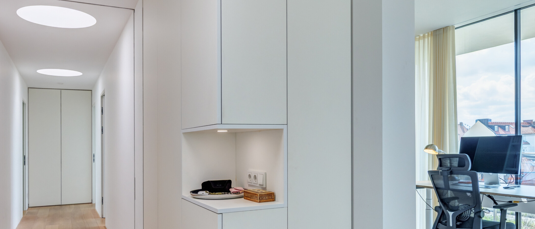 ペントハウス住宅 München Haidhausen 02 玄関入り口 14832