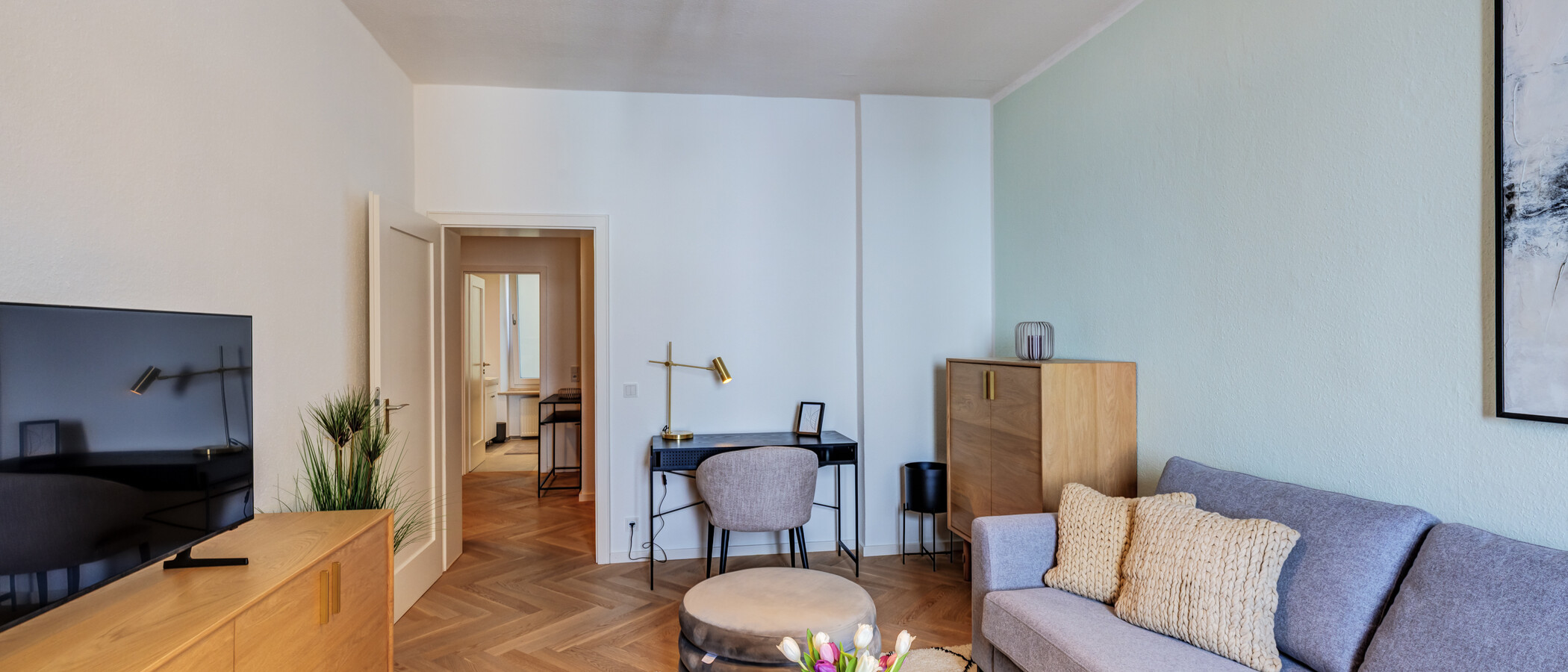 マンション München Glockenbachviertel 03 リビングルーム 14833