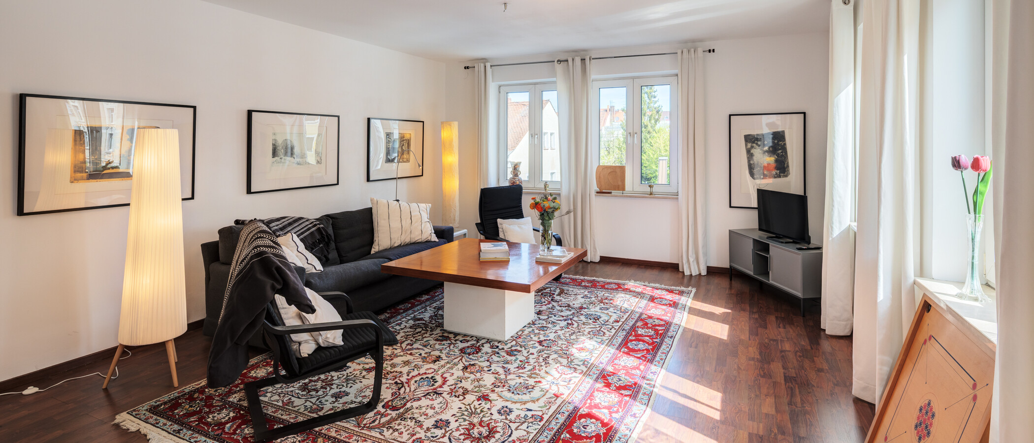 マンション München Schwabing (links der Leopoldstraße) 02 リビングルーム 14839