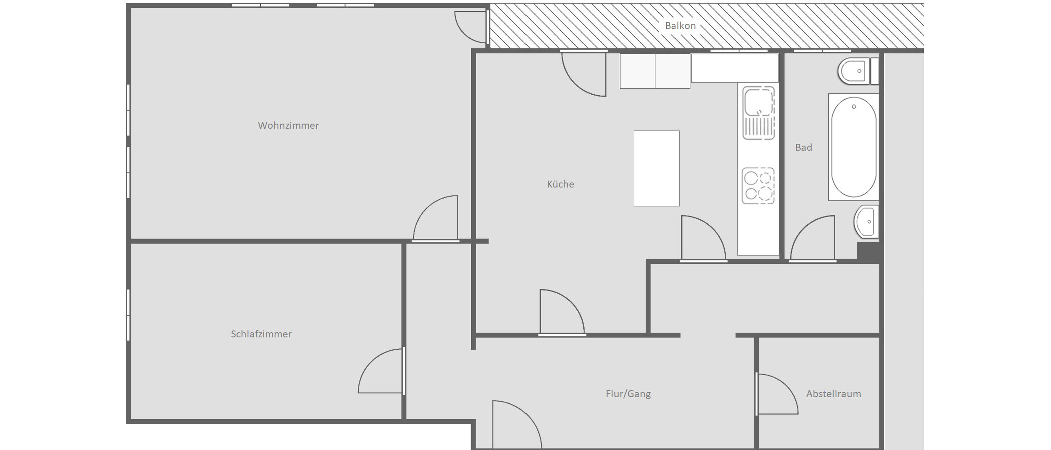 マンション München Schwabing (links der Leopoldstraße) 01 見取り図 14839