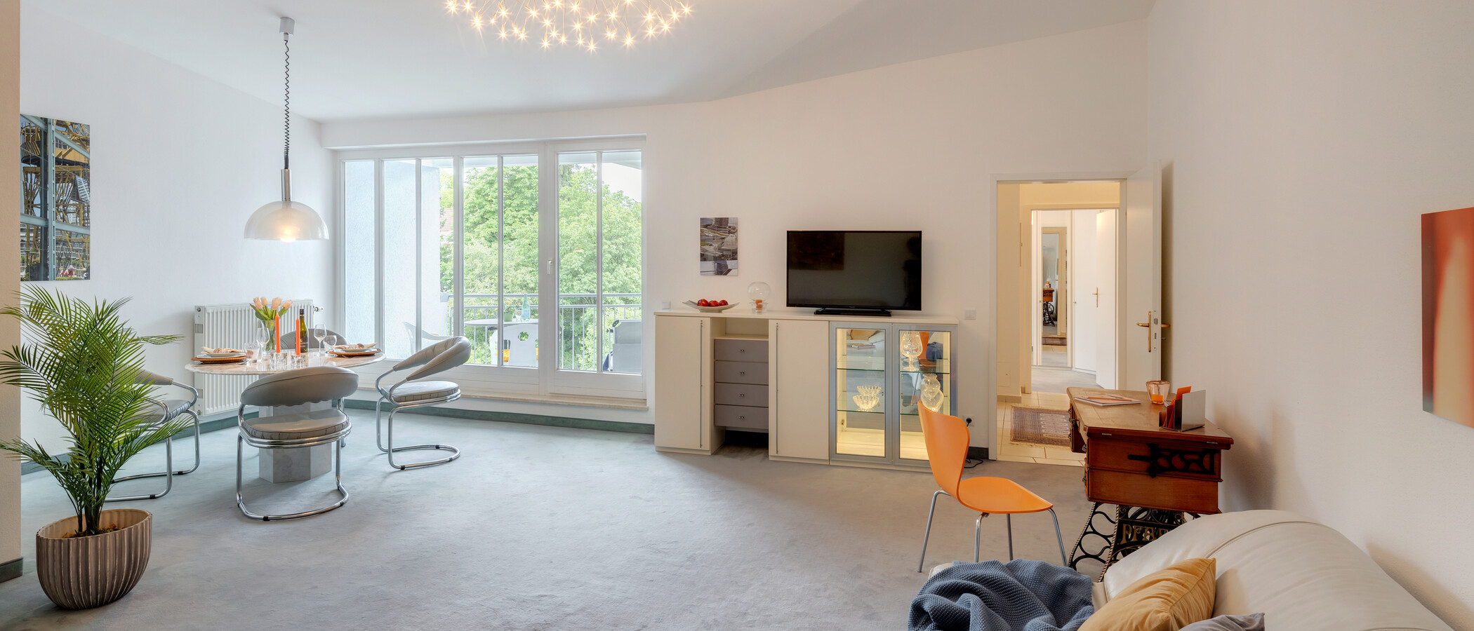 マンション München Harlaching 01 リビングルーム 14861
