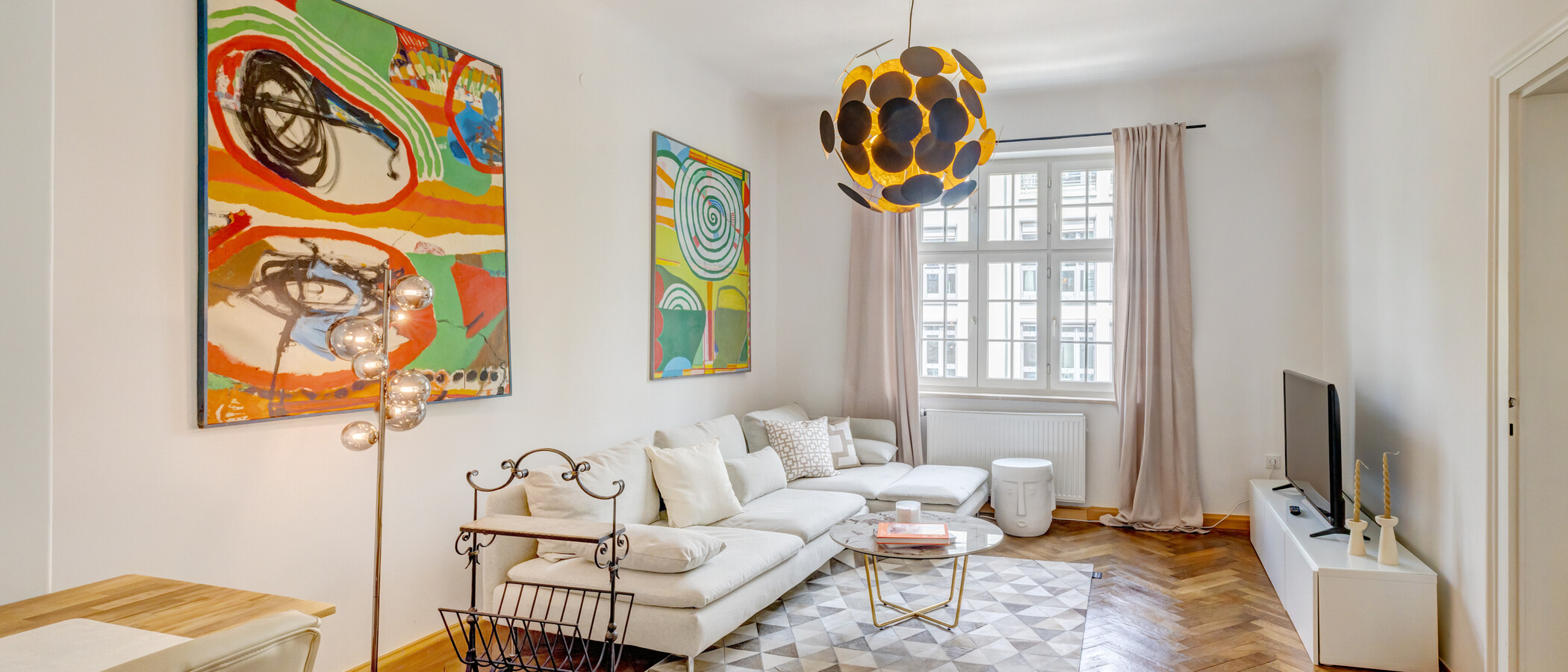 マンション München Haidhausen 01 リビングルーム 14875