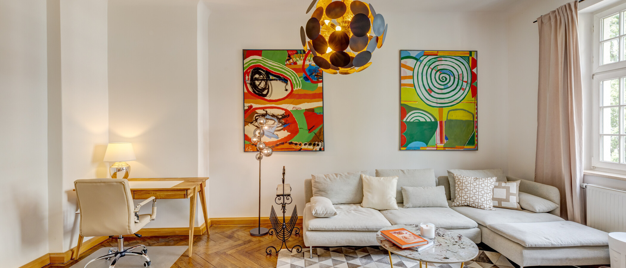 マンション München Haidhausen 02 リビングルーム 14875