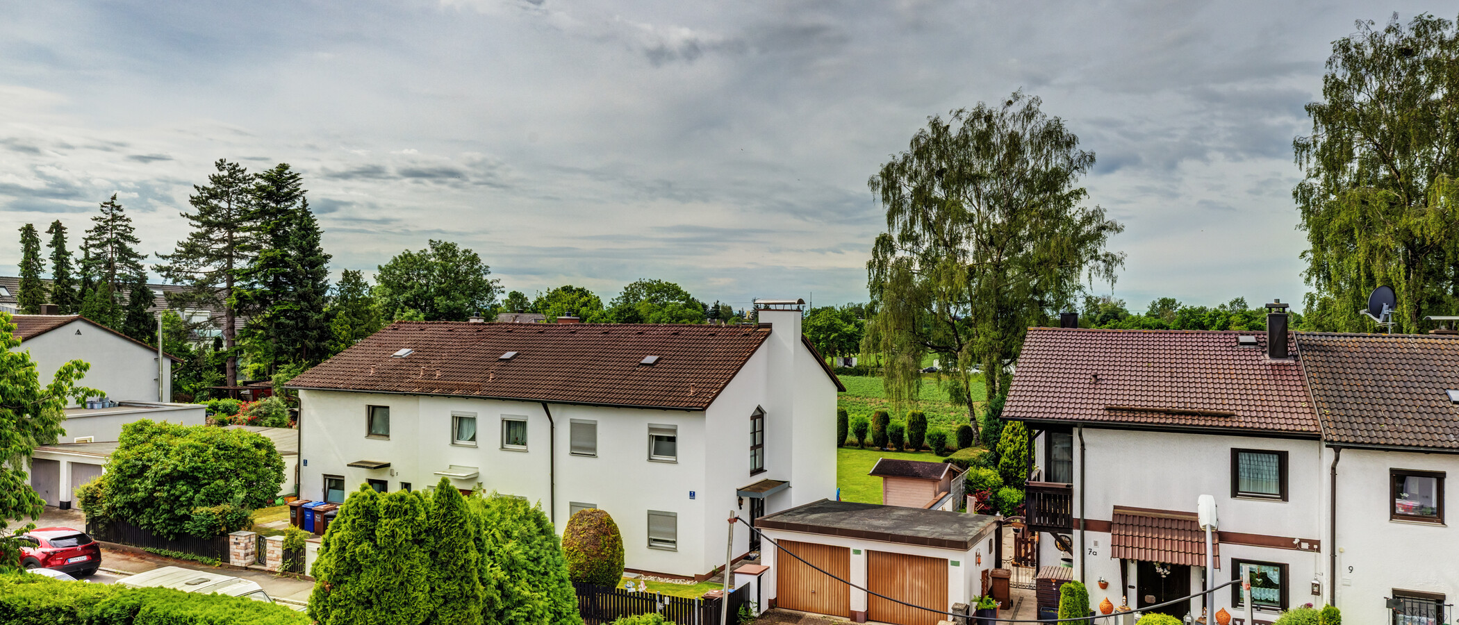 アティック・フラット（屋根裏） München Trudering 01 物件からの眺め 14876