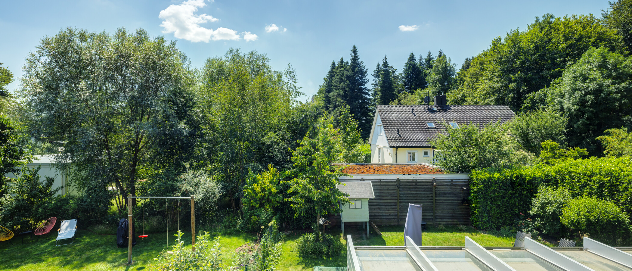 セミ・デタッチド・ハウス（一戸建てを二つに分けた家屋） Inning am Ammersee 01 物件からの眺め 14905