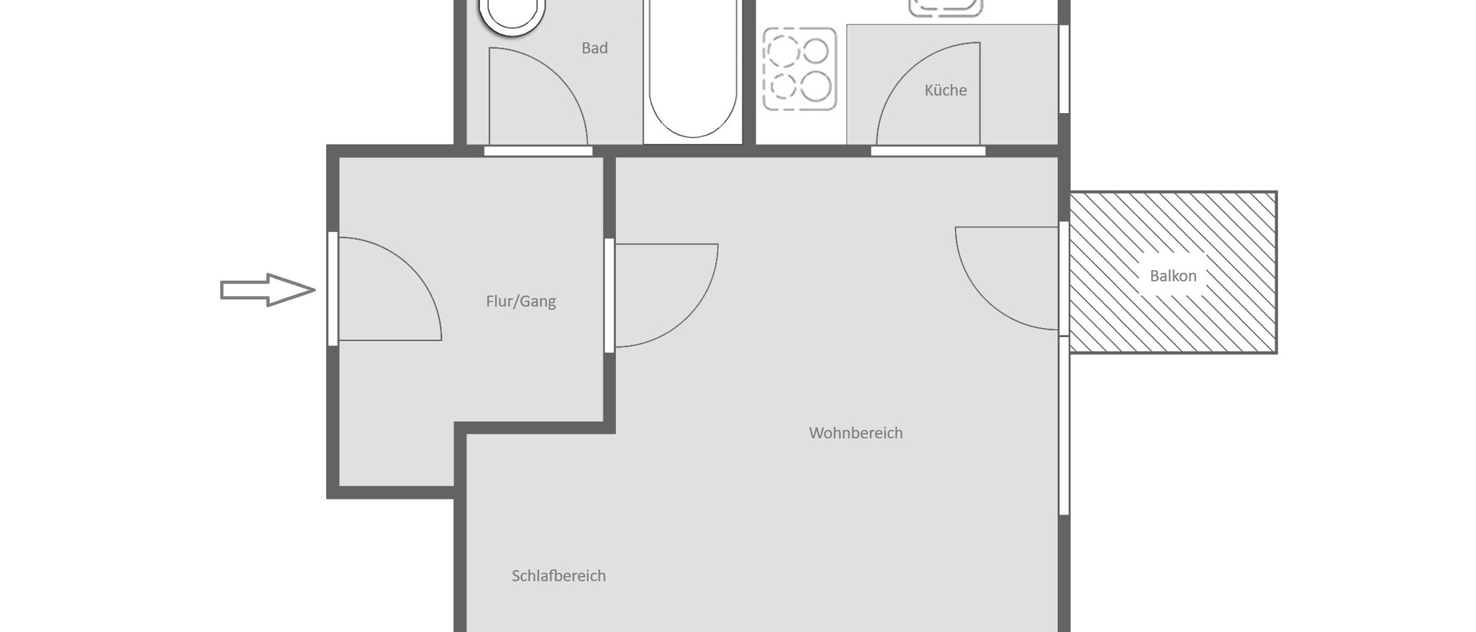 マンション München Fasanerie 01 見取り図 14906