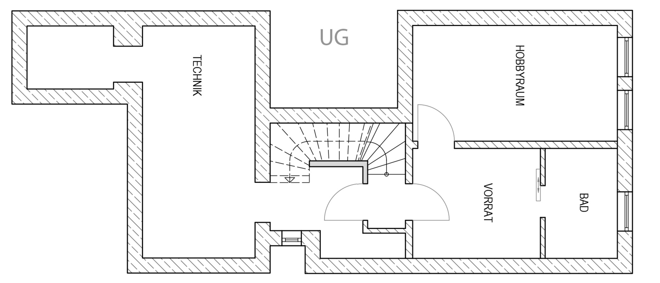 邸宅 Oberhaching 03 見取り図 14925