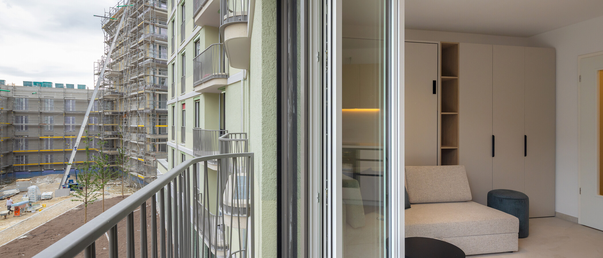 マンション München Berg am Laim 02 ベランダ 14933