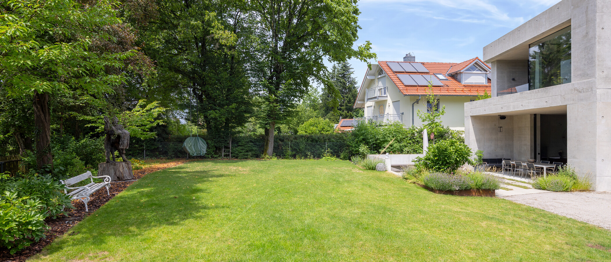邸宅 München Harlaching 01 庭 14944