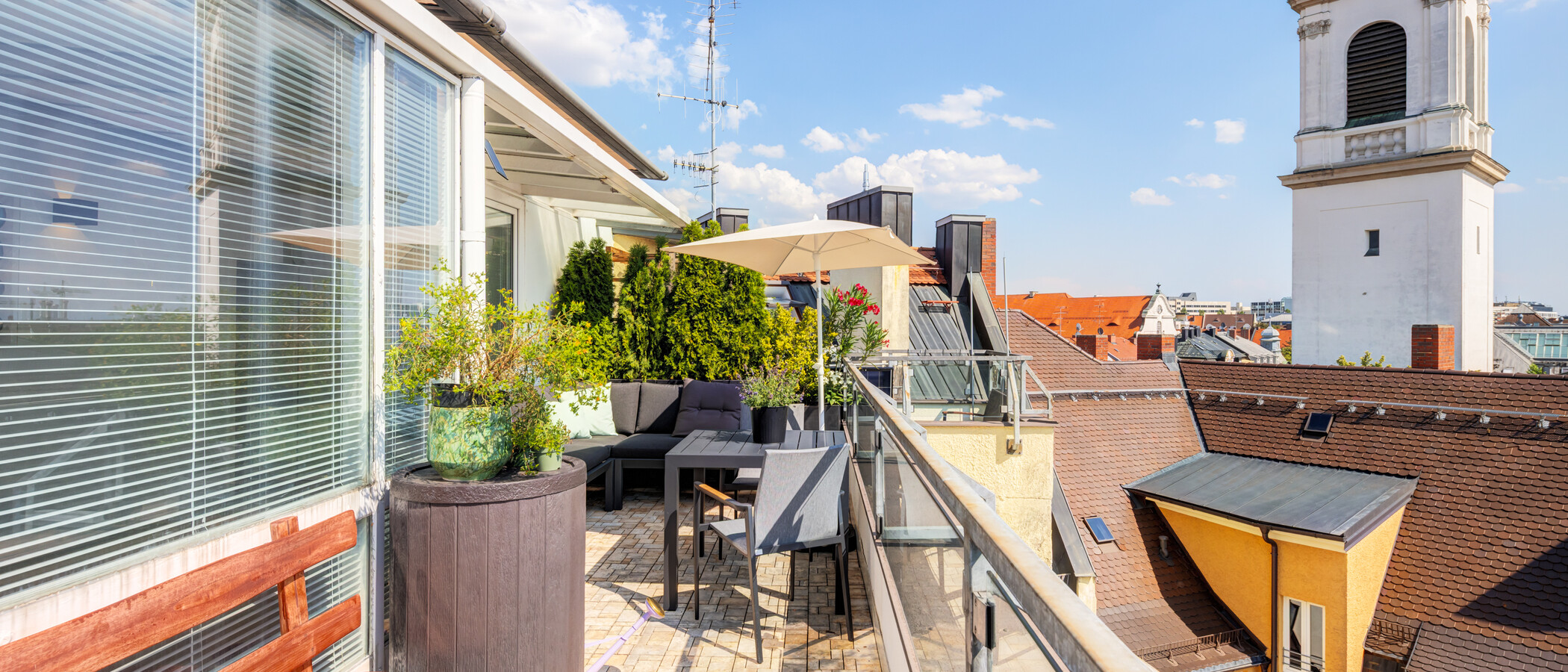 メゾネット・マンション（複数階にわたるマンション） München Haidhausen 02 ルーフテラス 14963