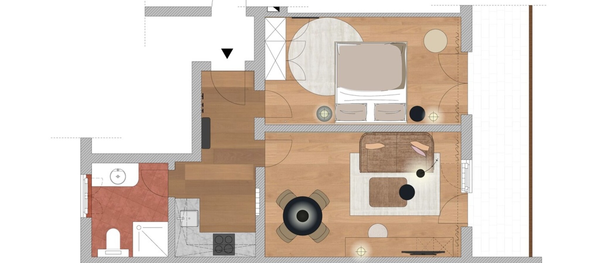 マンション Rottach-Egern 01 見取り図 14966
