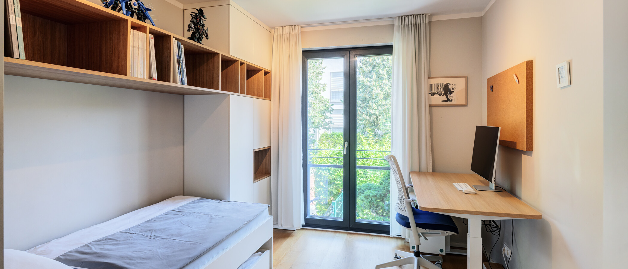 メゾネット・マンション（複数階にわたるマンション） München Oberföhring 01 2.　寝室 14969