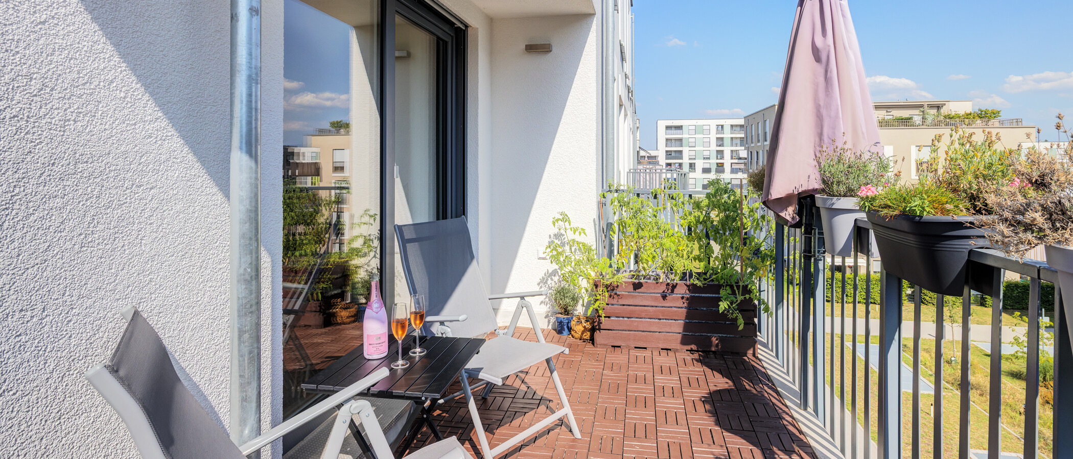 マンション München Neuaubing 01 ベランダ 14970
