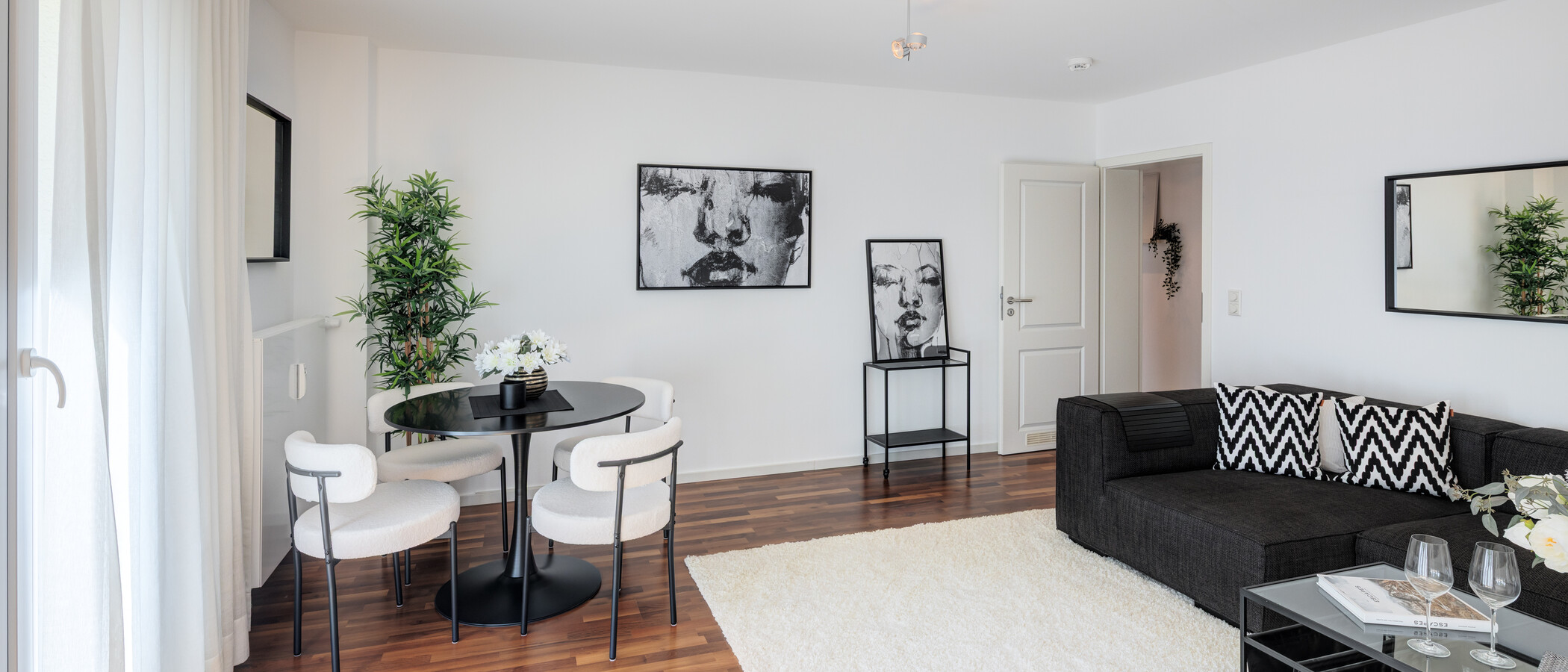 マンション München Schwabing-West (rund um den Hohenzollernplatz) 02 リビングルーム 14976