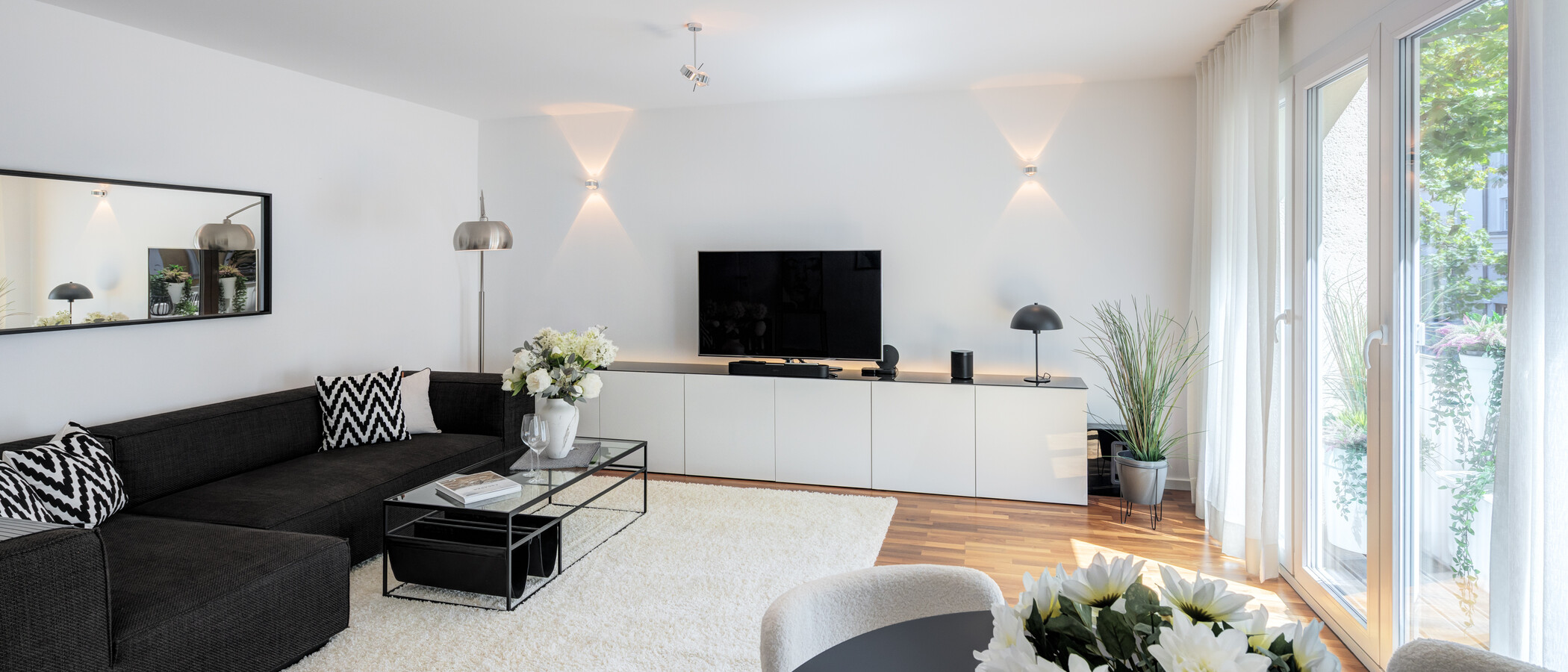 マンション München Schwabing-West (rund um den Hohenzollernplatz) 04 リビングルーム 14976