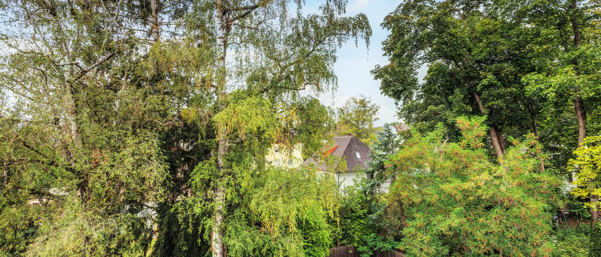 アティック・フラット（屋根裏） München Harlaching 02 物件からの眺め 14993