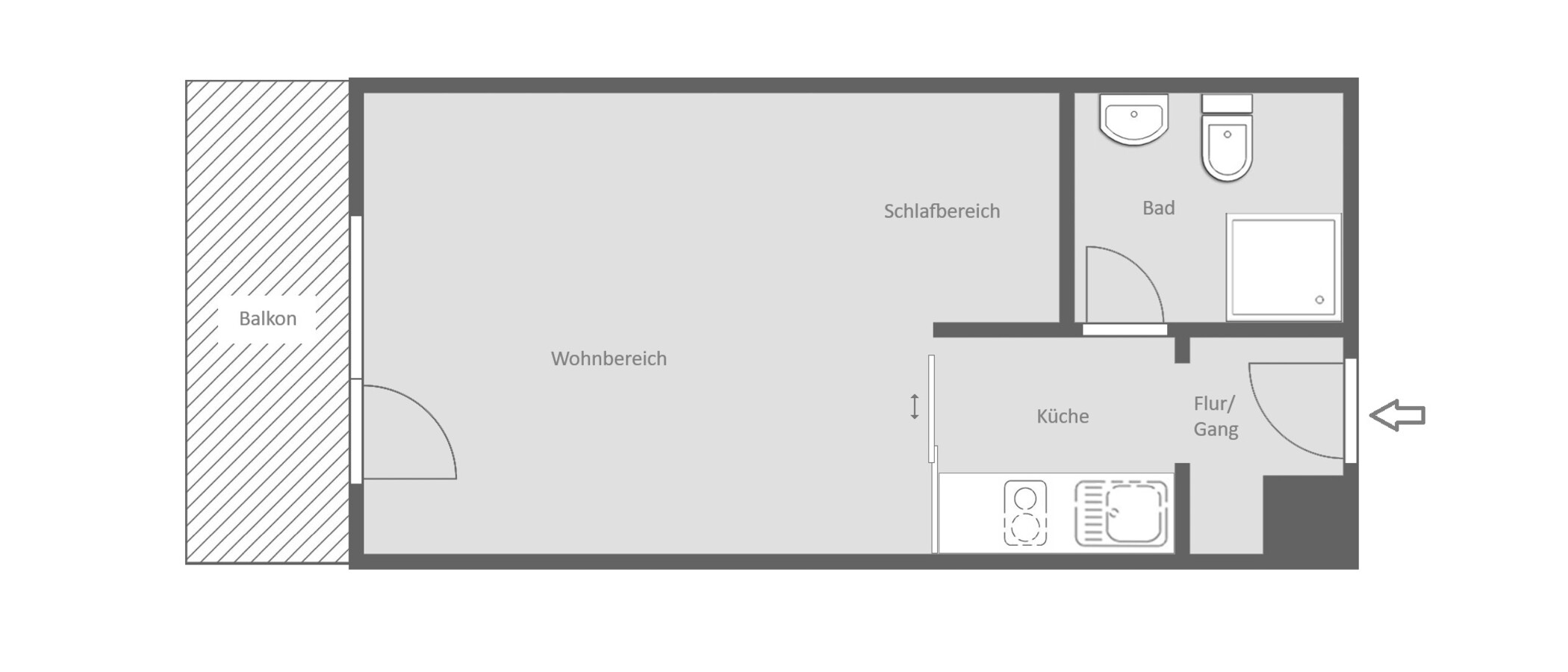 マンション München Solln 01 見取り図 14996