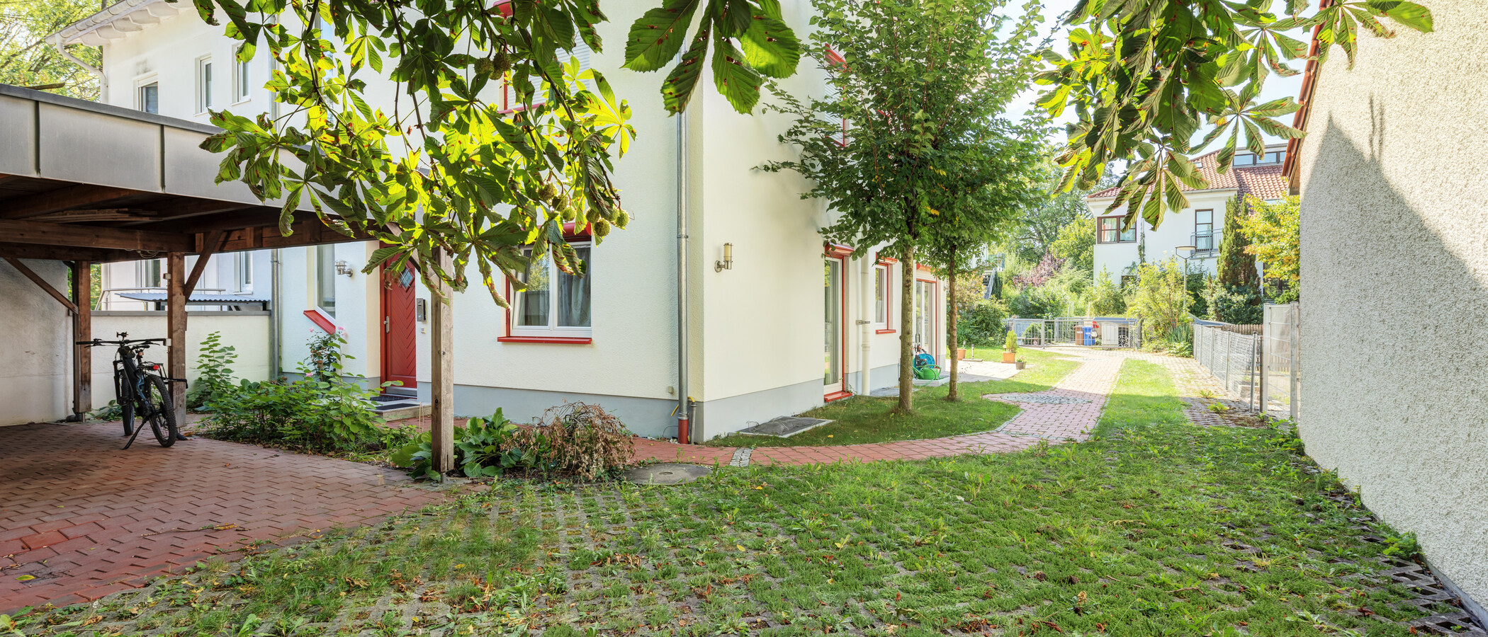 庭付き住宅 München Feldmoching 02 庭 15007