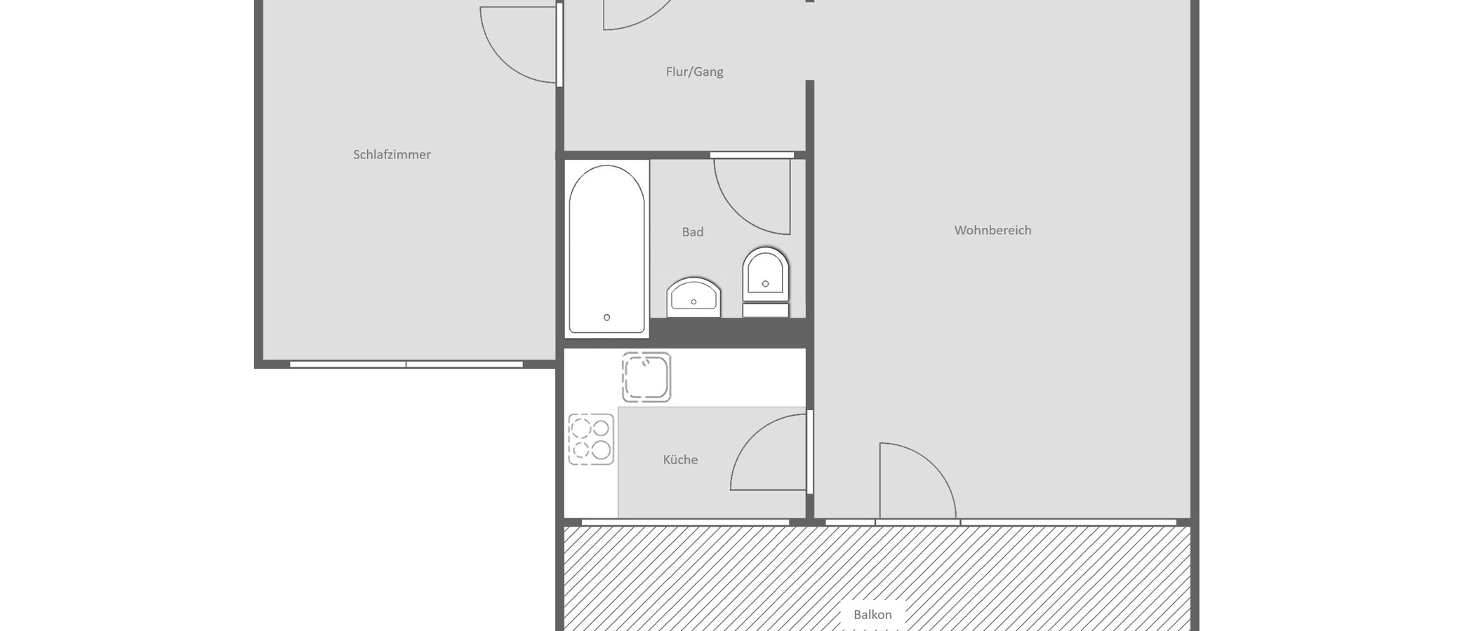 マンション München Neuperlach 01 見取り図 15020