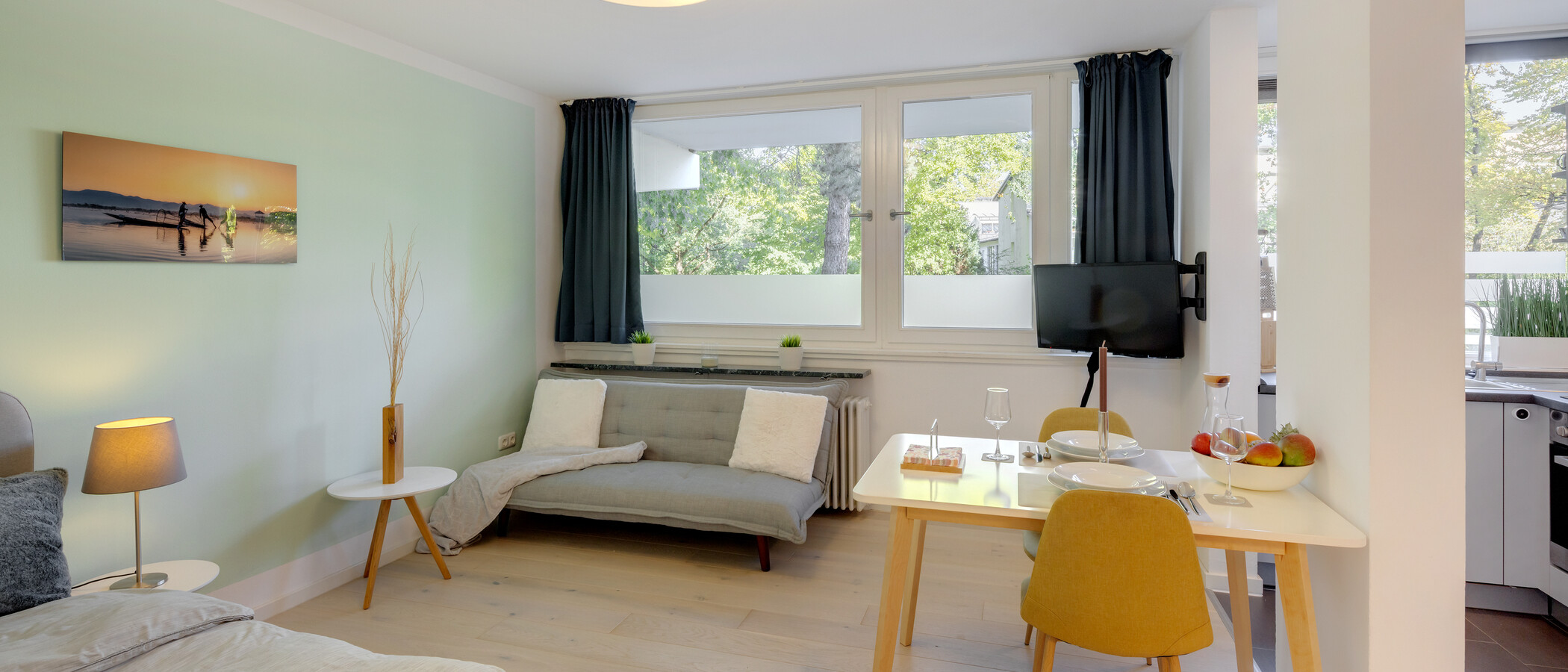 マンション München Obersendling 02 リビングエリア 15030