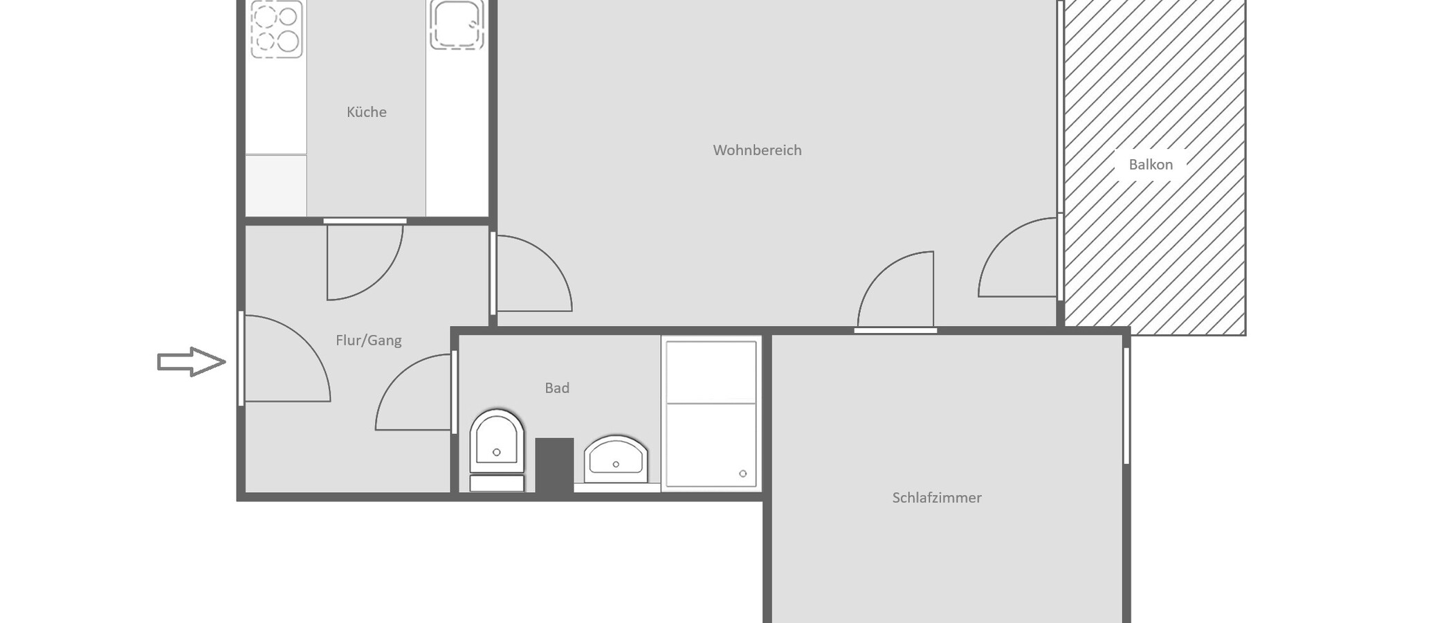 マンション München Schwabing-West 01 見取り図 15039