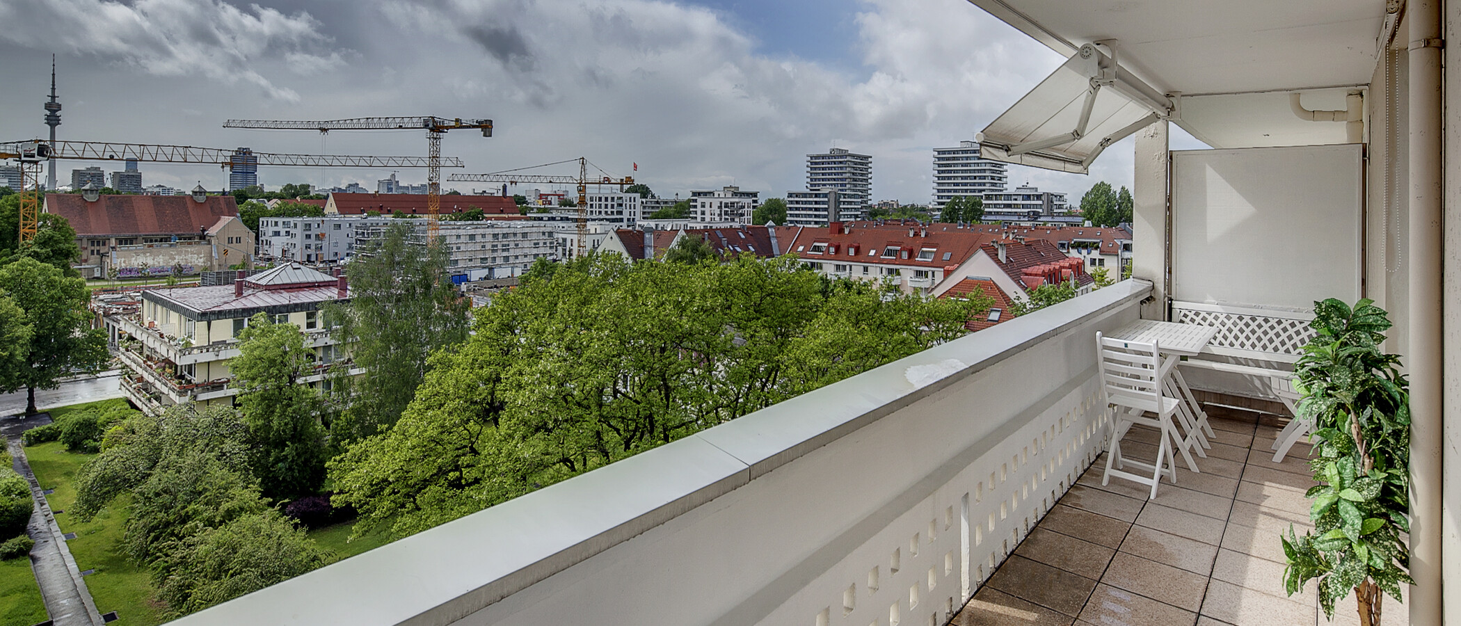 マンション München Schwabing-Nord (zw. Belgrad- & Leopoldstraße) 01 ベランダ 1541