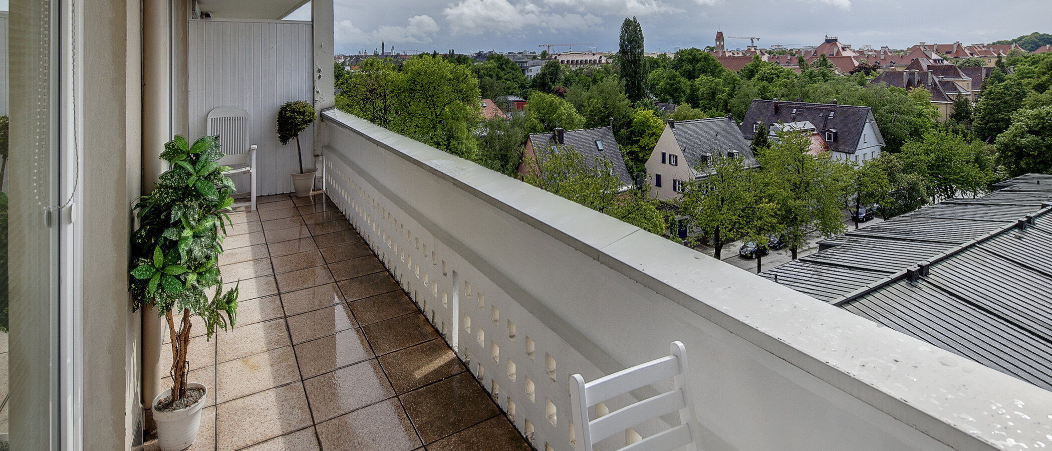 マンション München Schwabing-Nord (zw. Belgrad- & Leopoldstraße) 02 ベランダ 1541