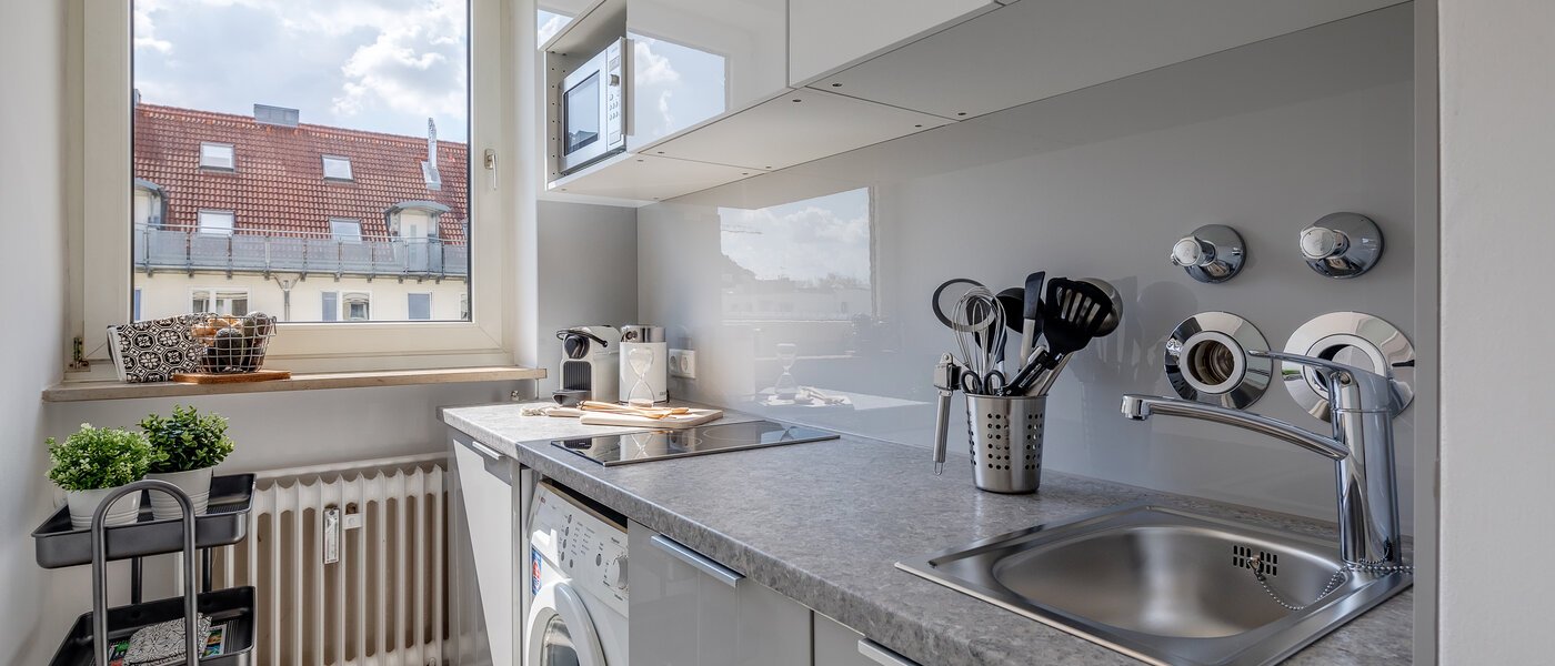 マンション München Schwabing-Georgenschwaige 01 キッチン 1561