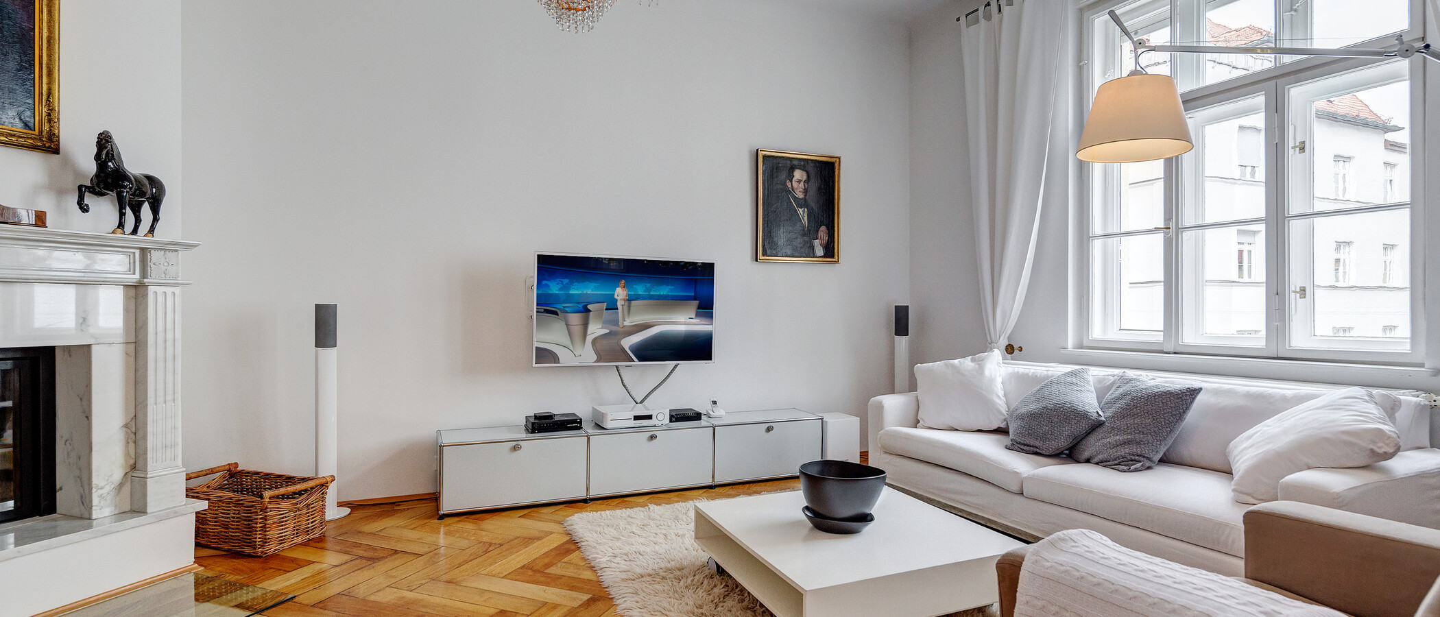 マンション München Schwabing (links der Leopoldstraße) 02 リビングルーム 1624