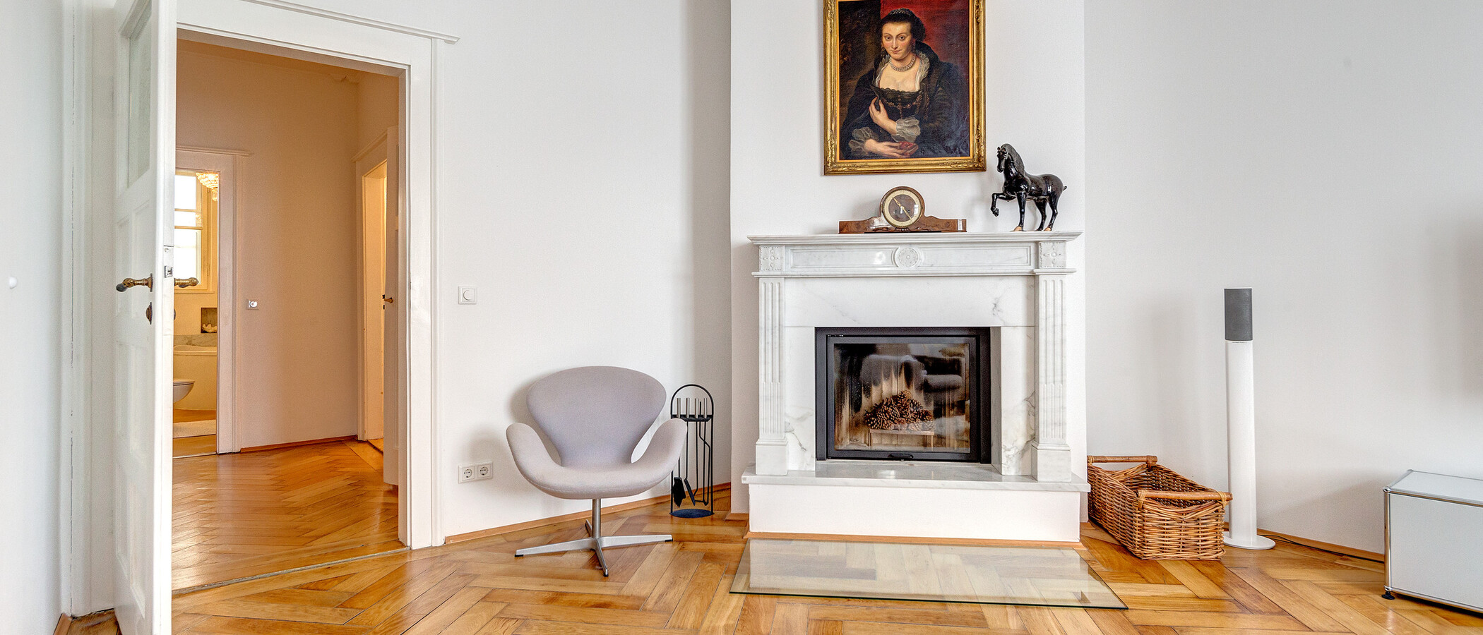 マンション München Schwabing (links der Leopoldstraße) 03 リビングルーム 1624