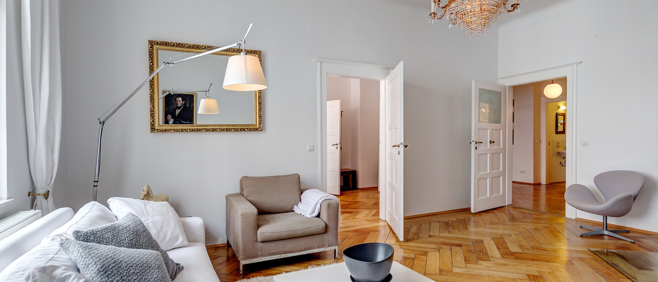 マンション München Schwabing (links der Leopoldstraße) 04 リビングルーム 1624