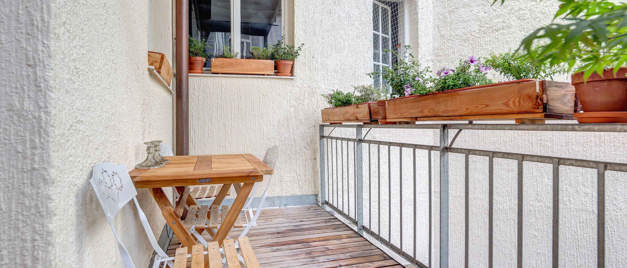 マンション München Schwabing (links der Leopoldstraße) 01 ベランダ 1624