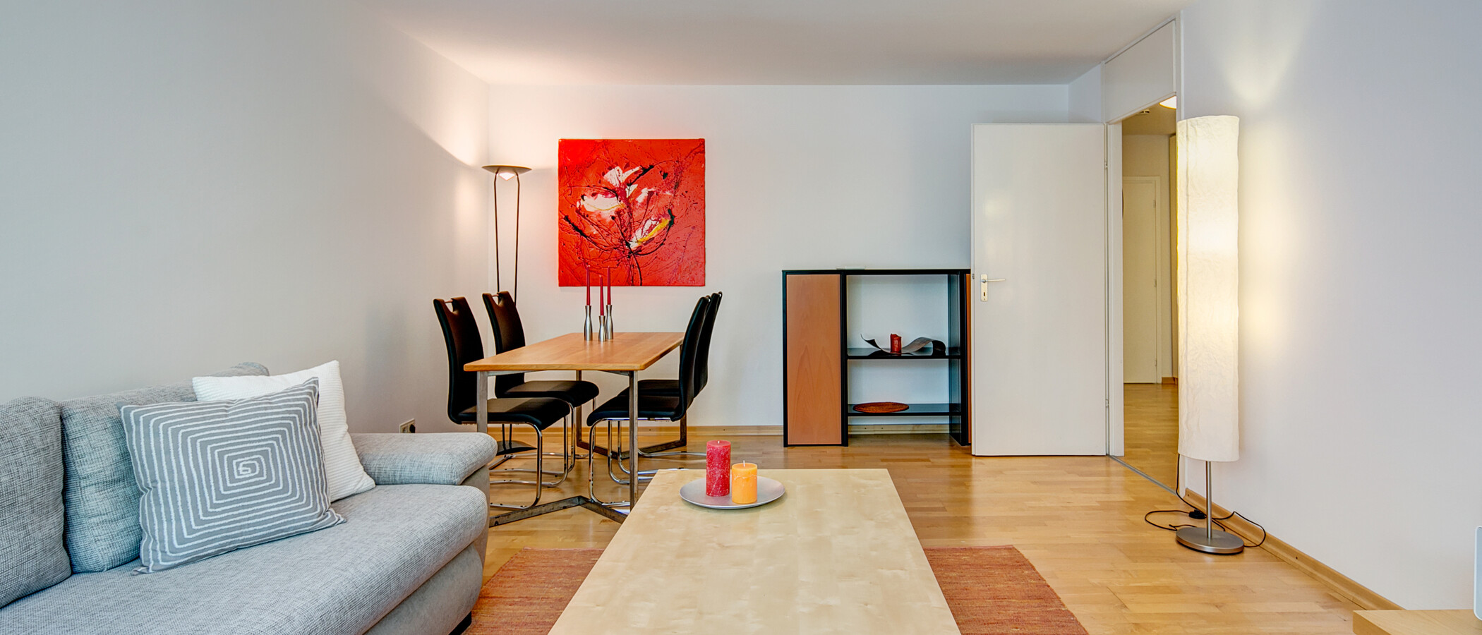 マンション München Schwabing-Nord (zw. Belgrad- & Leopoldstraße) 05 リビングルーム 1675