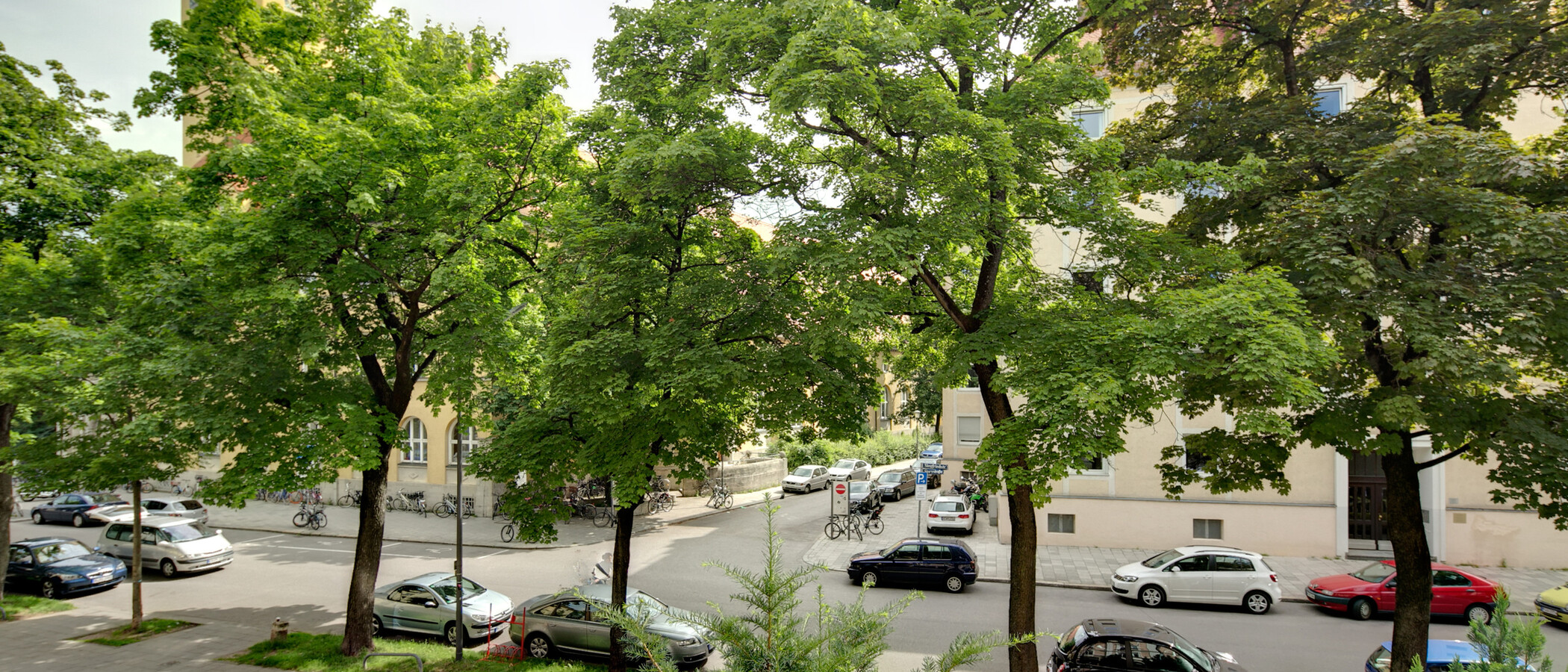 マンション München Schwabing (links der Leopoldstraße) 01 物件からの眺め 1680