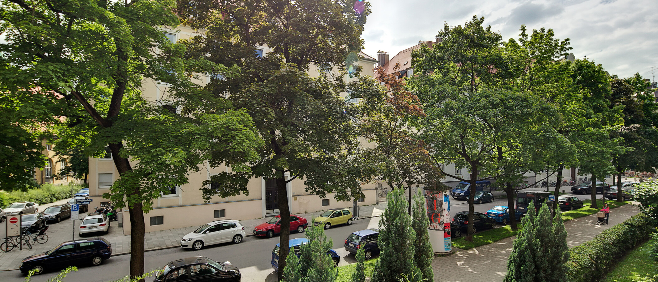 マンション München Schwabing (links der Leopoldstraße) 02 物件からの眺め 1680