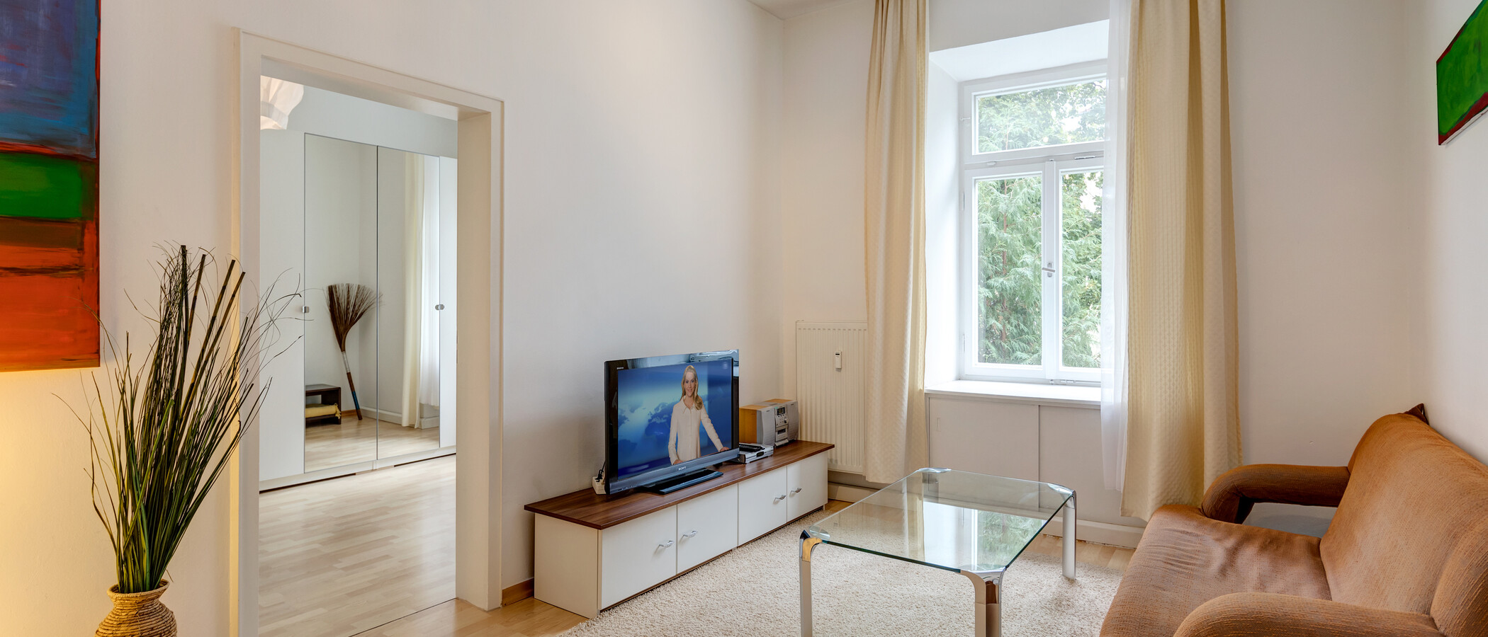 マンション München Schwabing (links der Leopoldstraße) 01 リビングルーム 1680