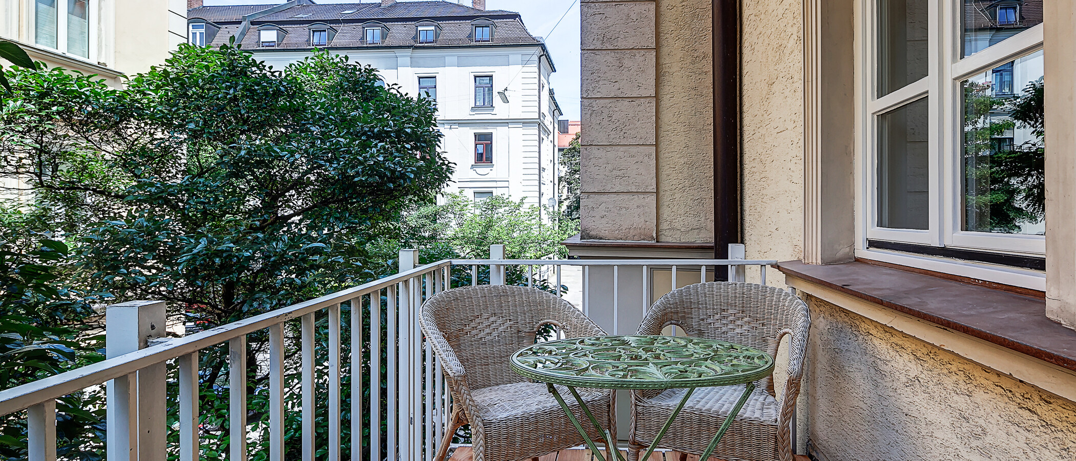 マンション München Schwabing (links der Leopoldstraße) 01 ベランダ 1797